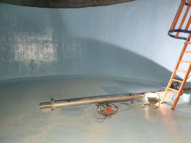 Rénovation du réservoir de l'Agha