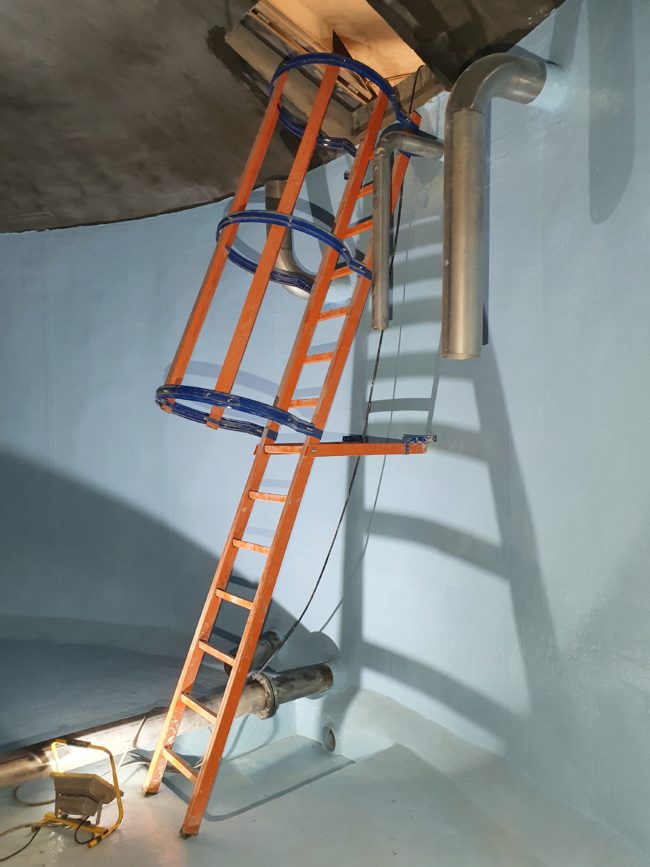 Rénovation du réservoir de l'Agha