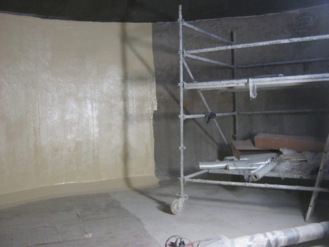 Rénovation du réservoir de l'Agha